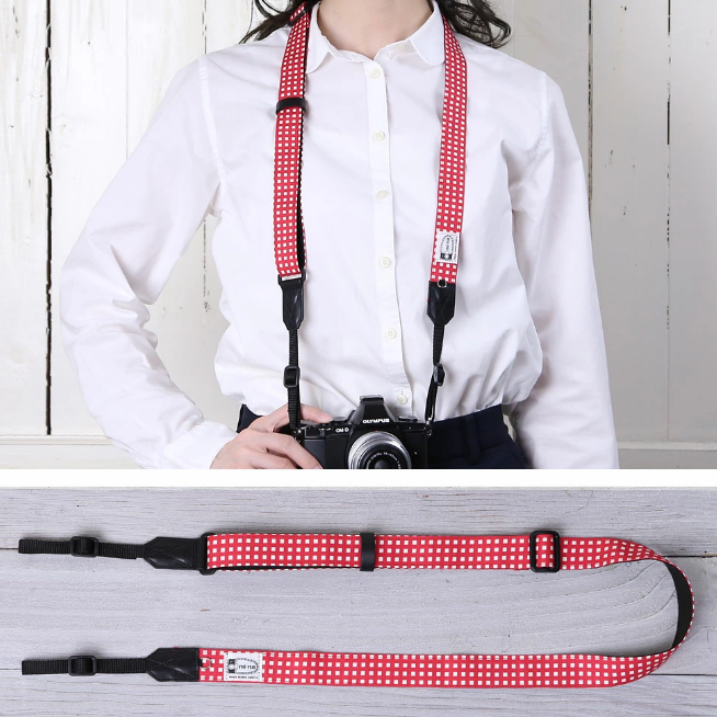 Mi-na  Camera Strap Akane Lattice
